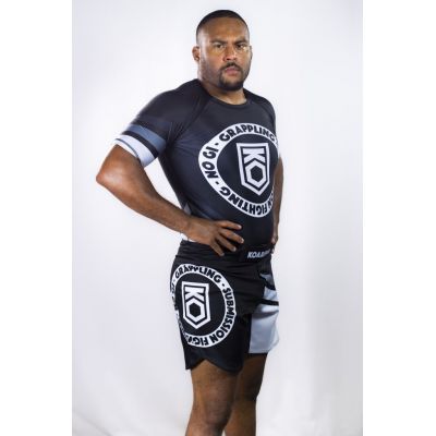 KOARENA Grappling Rashguard SS Schwarz