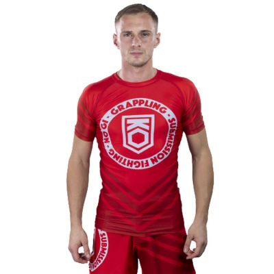 KOARENA Grappling Rashguard SS Rouge