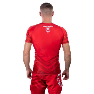 KOARENA Grappling Rashguard SS Rouge