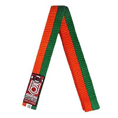 KOARENA Kids Martial Arts Belt Arancione-Verde