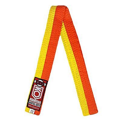 KOARENA Kids Martial Arts Belt Gul-Orange