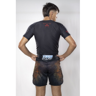 KOARENA Love Fight Rashguard SS Negro