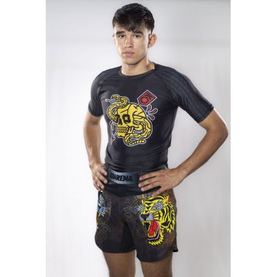 KOARENA Love Fight Rashguard SS Negro