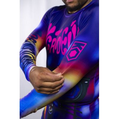 KOARENA Psycatdelic Rashguard LS Lila-Mehrfarbig