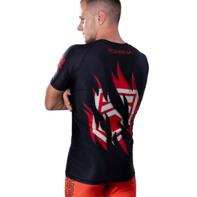 KOARENA Ripper Cat Rashguard SS Nero