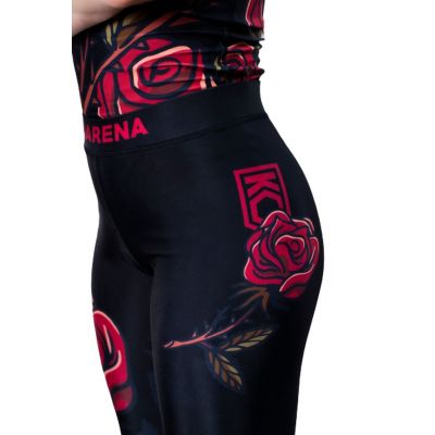 KOARENA Roses Leggins Woman Nero