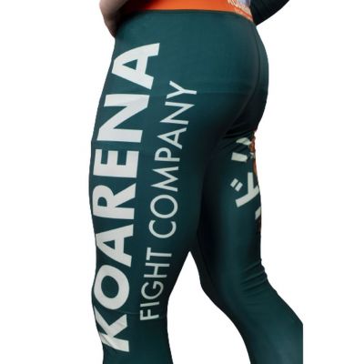 KOARENA Samurai Chicken Spats Verde-Naranja