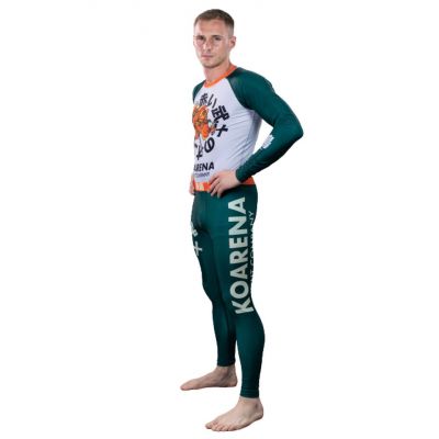 KOARENA Samurai Chicken Spats Verde-Arancione