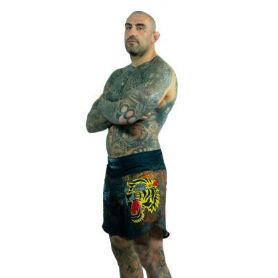 KOARENA TW9 Neo Old School Fight Shorts Fekete