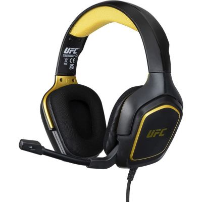 Konix Gaming Gaming Auricular Gaming UFC Ps4- Ps5- Switch- Pc Noir-Or