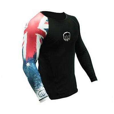 Koral Australia Country Rashguard Schwarz