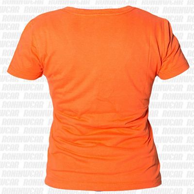 Koral Baby Look Punch T-shirt Arancione