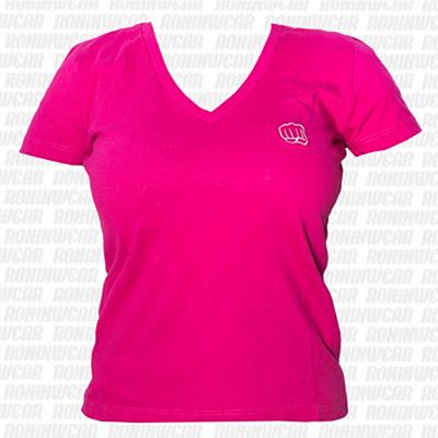 Koral Baby Look Punch T-shirt Rosa