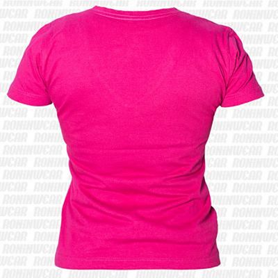 Koral Baby Look Punch T-shirt Rose