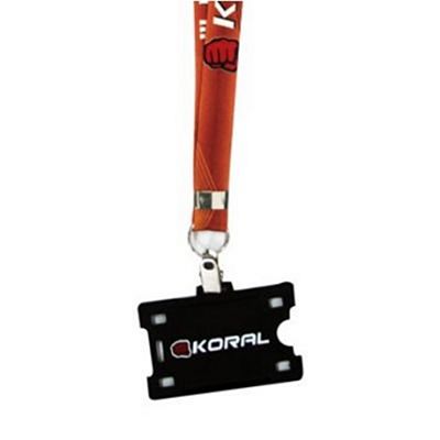 Koral BJJ ID Badge Holder Arancione