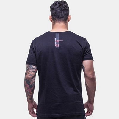 Koral Brand International T-shirt Negro-Rojo
