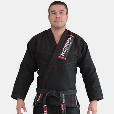 Koral Classic Slim Fit BJJ Kimono schwarz