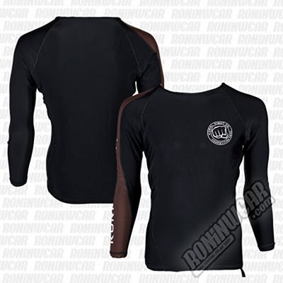 Koral Competition Team Rashguard L/S Negro-Marron