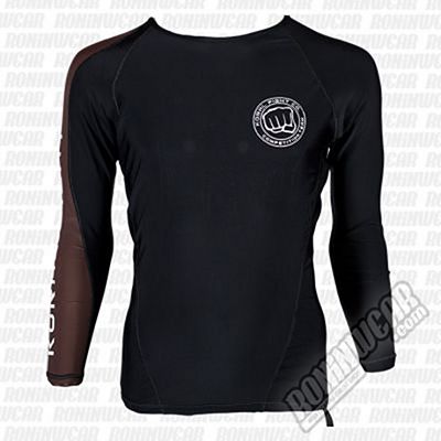 Koral Competition Team Rashguard L/S Fekete-Barna