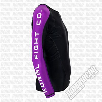 Koral Competition Team Rashguard L/S Preto-Roxo