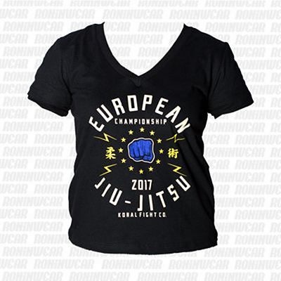 Koral European Tournament 2017 Woman T-shirt Black