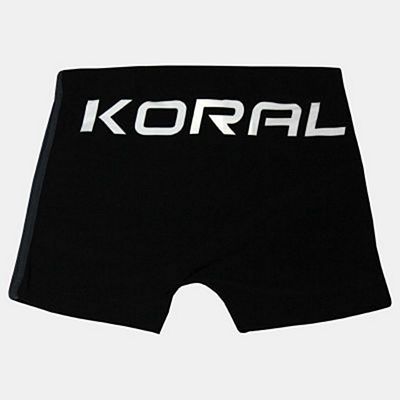 Koral Fight Power Shorts Preto-Vermelho