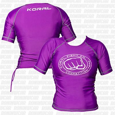 Koral Impact Rashguard Femenino Violet-Gris