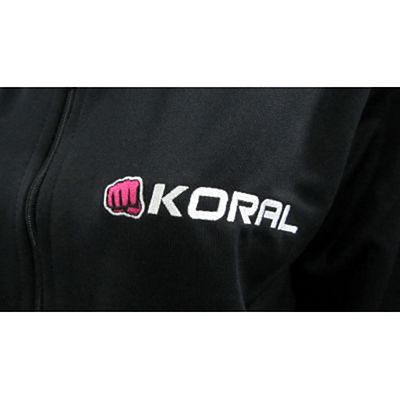 Koral Jaqueta Feminina Urban Preto-Rosa