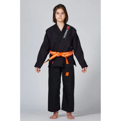 Koral Kimono BJJ Kids Trançado Schwarz