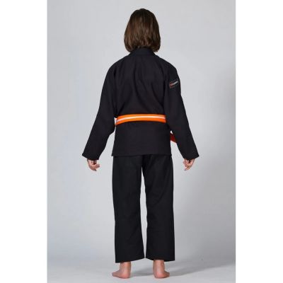 Koral Kimono BJJ Infantil Trenzado Negro