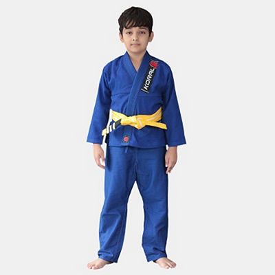 Koral Kimono BJJ Kids Trançado Bleu