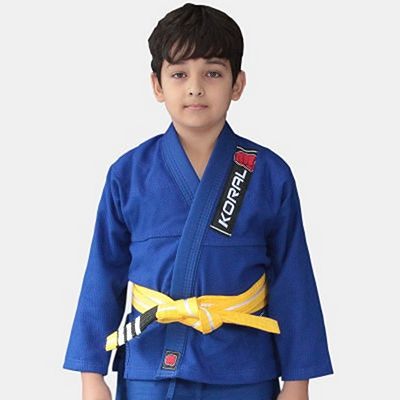 Koral Kimono BJJ Kids Trançado Blue