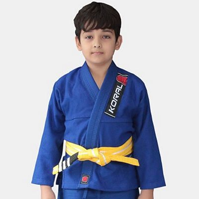 Koral Kimono BJJ Kids Trançado Bleu