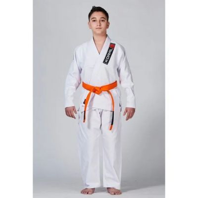 Koral Kimono BJJ Kids Trançado Bianco