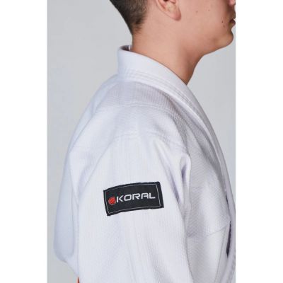 Koral Kimono BJJ Kids Trançado Fehèr