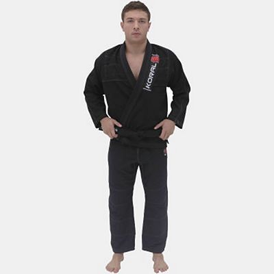 Koral One BJJ Kimono schwarz