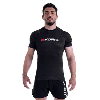 Koral Rash Guard Competition Fekete