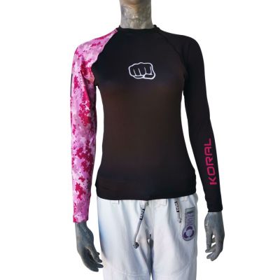 Koral Rash Guard HNK Noir-Rose