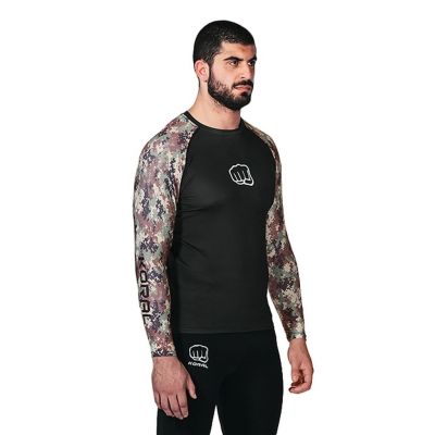 Koral Rash Guard Military Camo-Grön