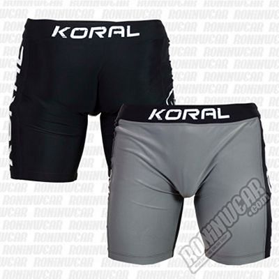 Koral Short Fight Action Fekete-Szürke