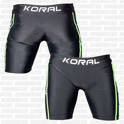 Koral Short Fight Pro Lines Black-Blue