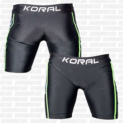 Koral Short Fight Pro Lines Schwarz-Blau