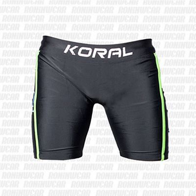 Koral Short Fight Pro Lines Preto-Azul