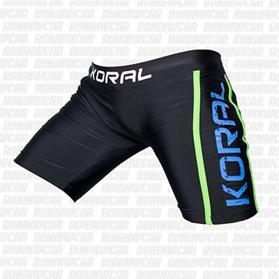 Koral Short Fight Pro Lines Black-Blue