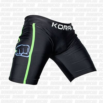 Koral Short Fight Pro Lines Black-Blue