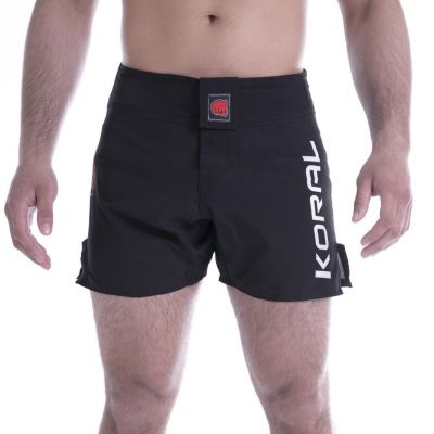 Koral Short Kombat Pro Nero-Rosso