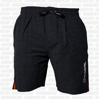 Koral Sweatpants Shorts Gris Oscuro