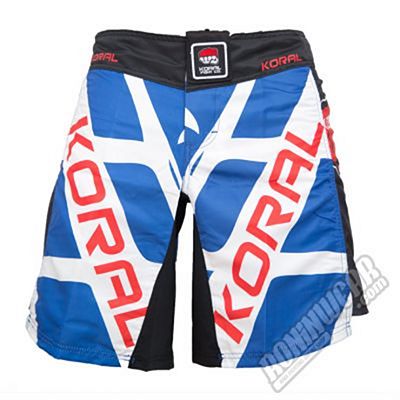 Koral Thunder Fightshort Bleu-Blanc