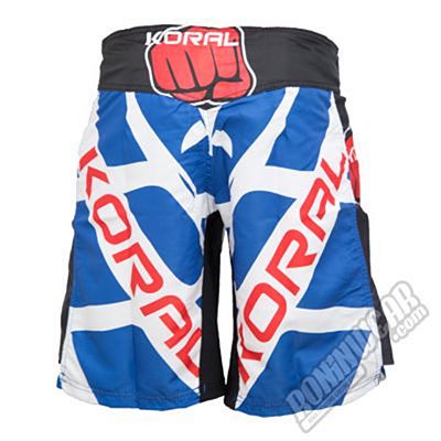 Koral Thunder Fightshort Bleu-Blanc