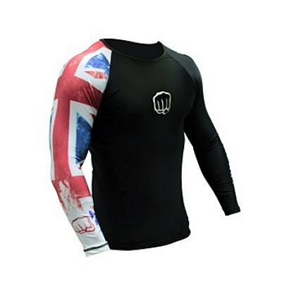 Koral United Kingdom Country Rashguard Fekete